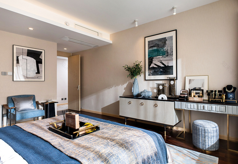 圣远广场三期195㎡精装样板房 | 轻奢风与优雅魅力的完美结合-8