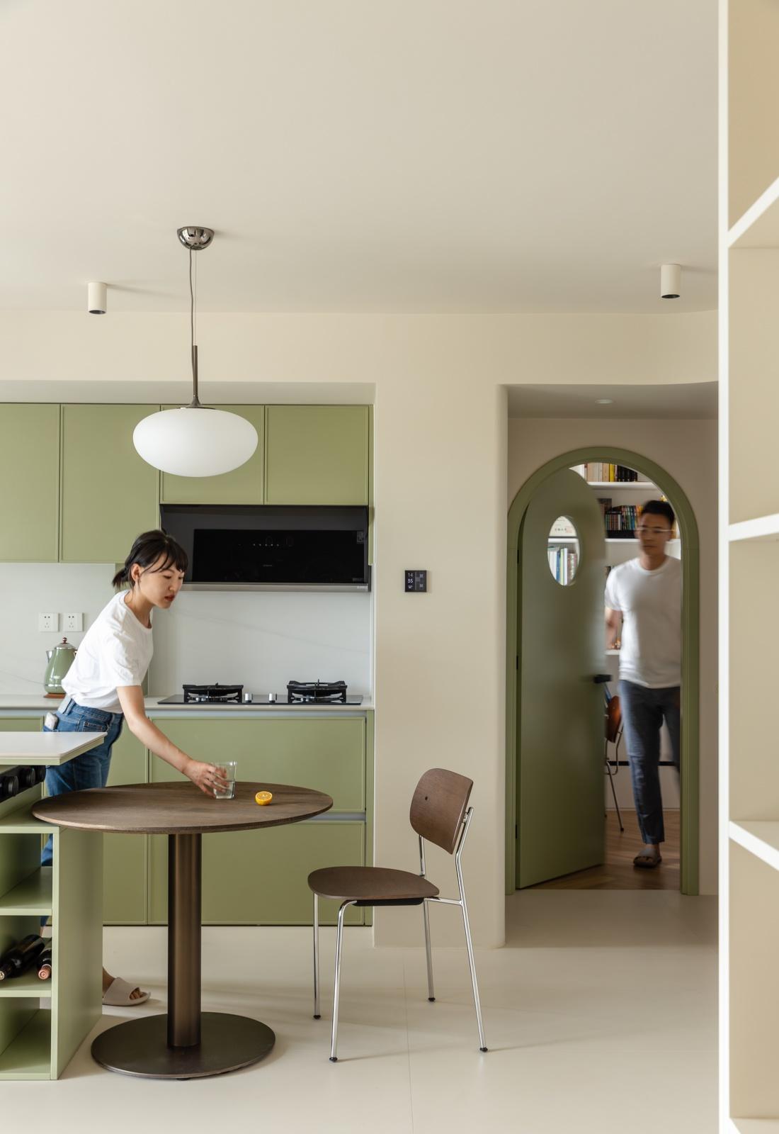 牛油果绿轻复古家居设计-27