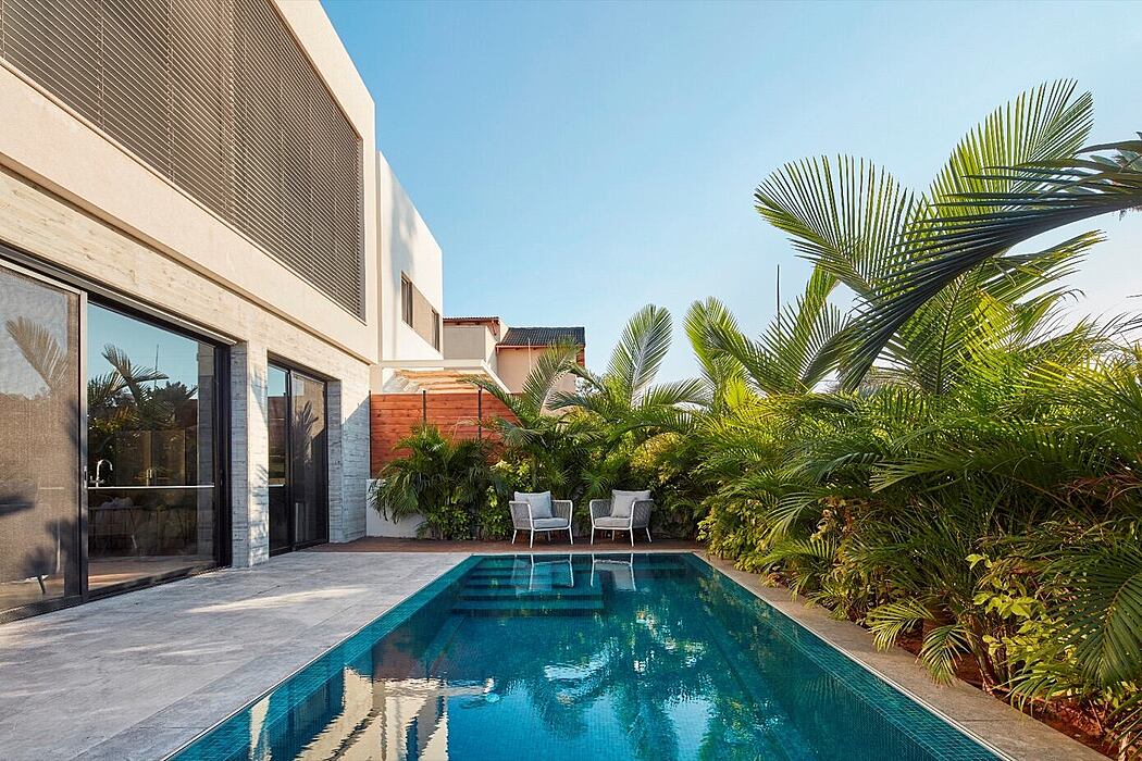 以色列极简泳池别墅丨Shlomit Zeldman Design Studio-1