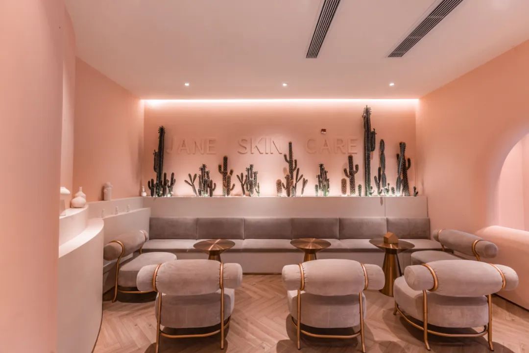 浙江台州 JANE SKIN CARE 肌肤研究空间,肖振态的粉红少女心设计-25