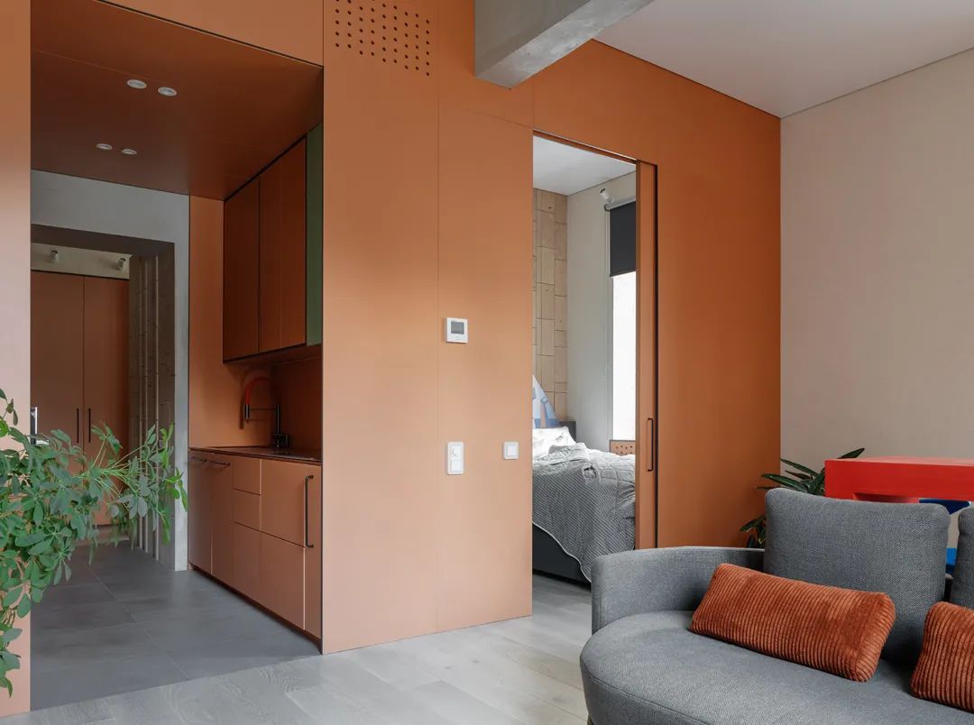 俄罗斯单身公寓设计丨Katya Svanidze-8