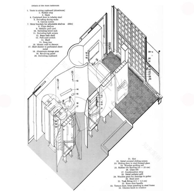 Maison de Verre(玻璃屋)丨法国巴黎丨Bernard Bijvoet,Pierre Chareau-40