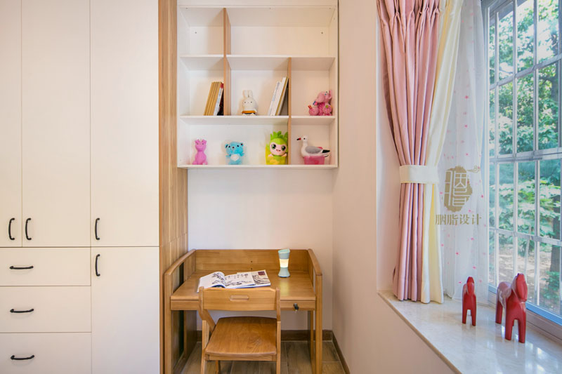 华南理工南秀村四口之家北欧风改造-44