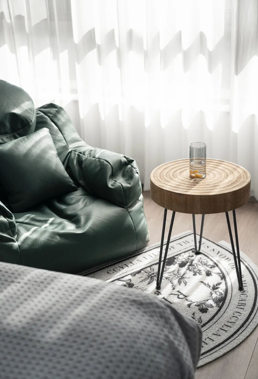 136㎡三室两厅，在幽静中绽放青春  度设计机构-13