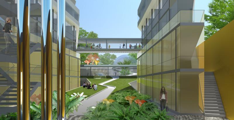 杨树门廊(注:POTERNE有便门、小门、边门等意思,DES PEUPLIERS是杨树的,这里结合常见表达意译为杨树门廊 ) 丨FRÉDÉRIC BOREL ARCHITECTE-11