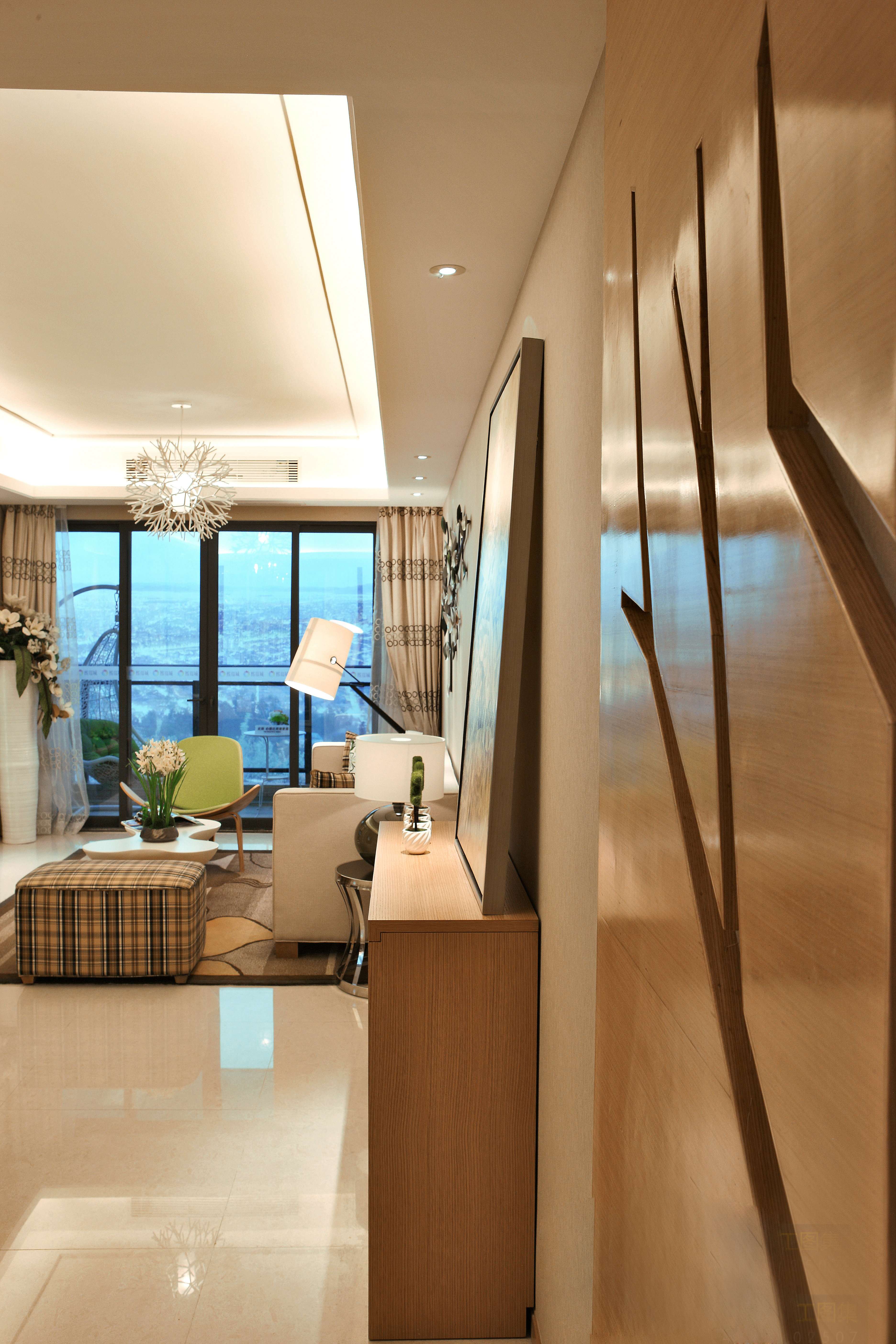 深圳熙璟城精装样板房图纸CAD＋材料表＋实景照片-4