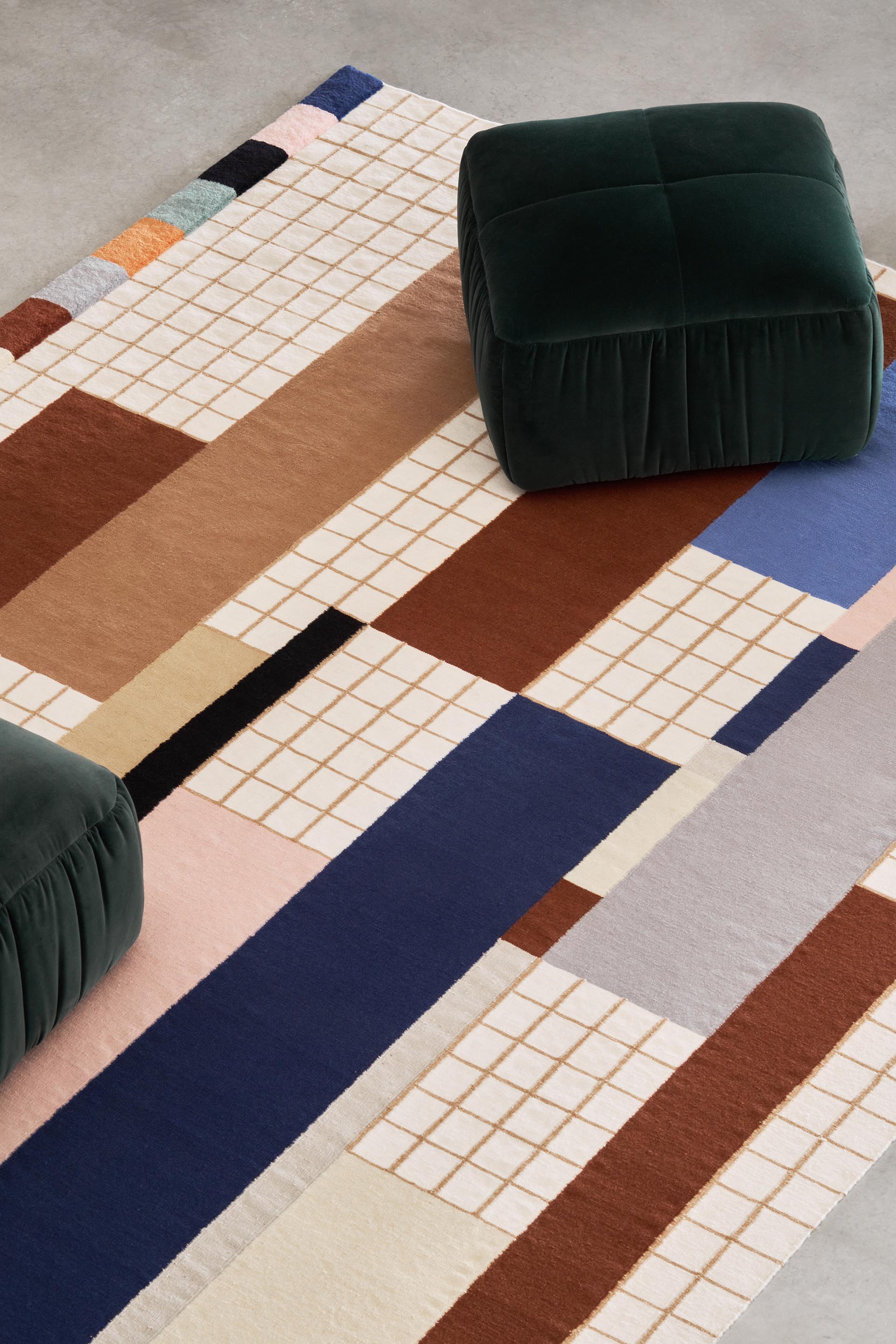 Ковроткачество Индии, Френсис Бэкон и калейдоскоп цвета: четыре коллекции cc-tapis-11