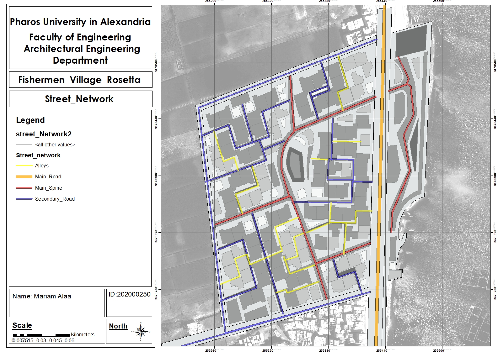 Fishermen's village Rosetta, Egypt GIS maps-0