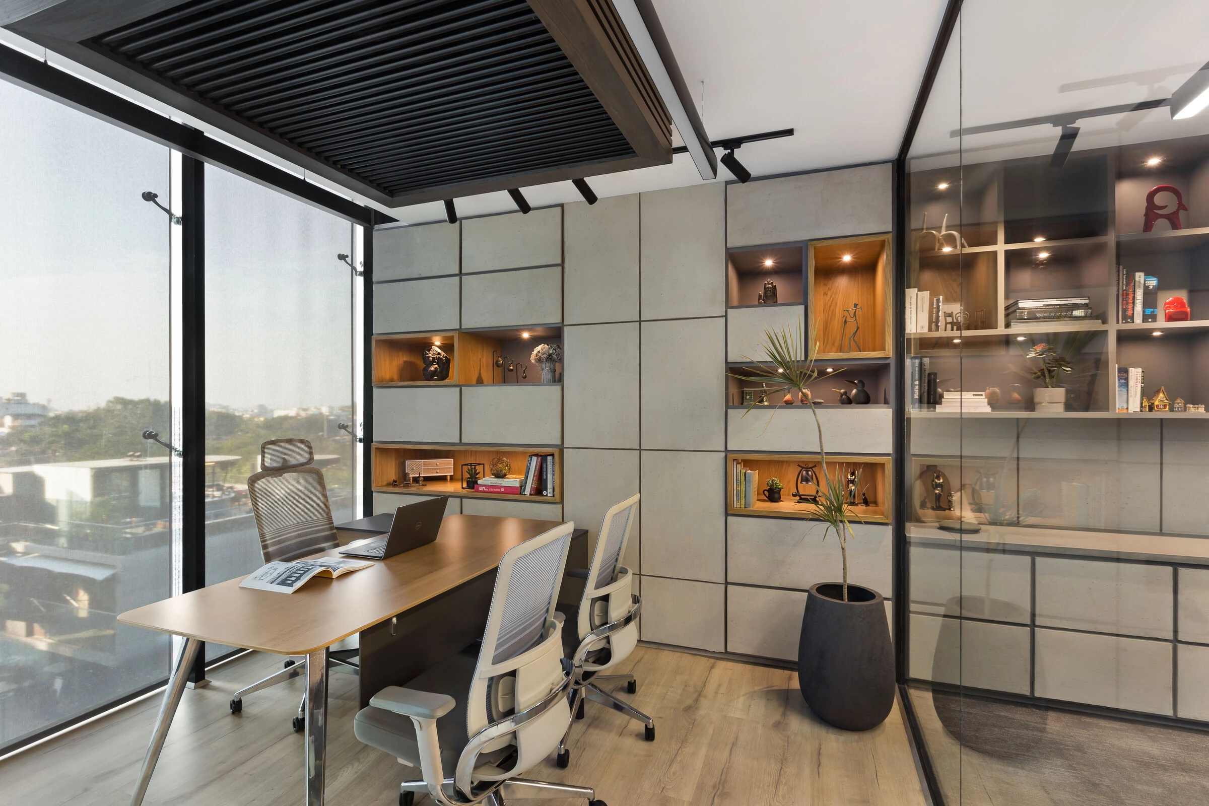 极简灰调的参数化立方体工作室-16