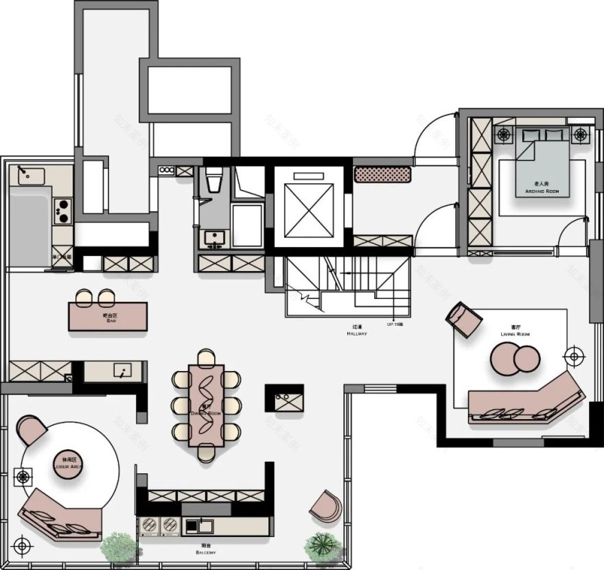 简狄实景案例|《光影之境》|双客厅+三面落地窗,凌空而居,不亦乐乎。-22