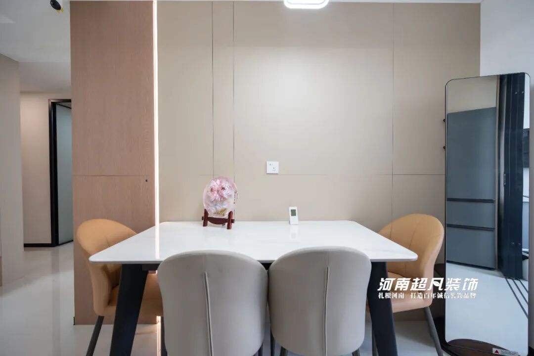 完工首发丨二七区中铁电气化家园，128㎡现代简约，让空间回归纯粹-126