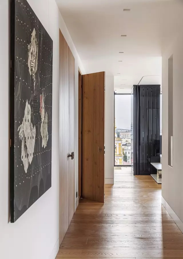 俄罗斯 380㎡简约精致豪宅 | 功能布局与艺术品相得益彰-28