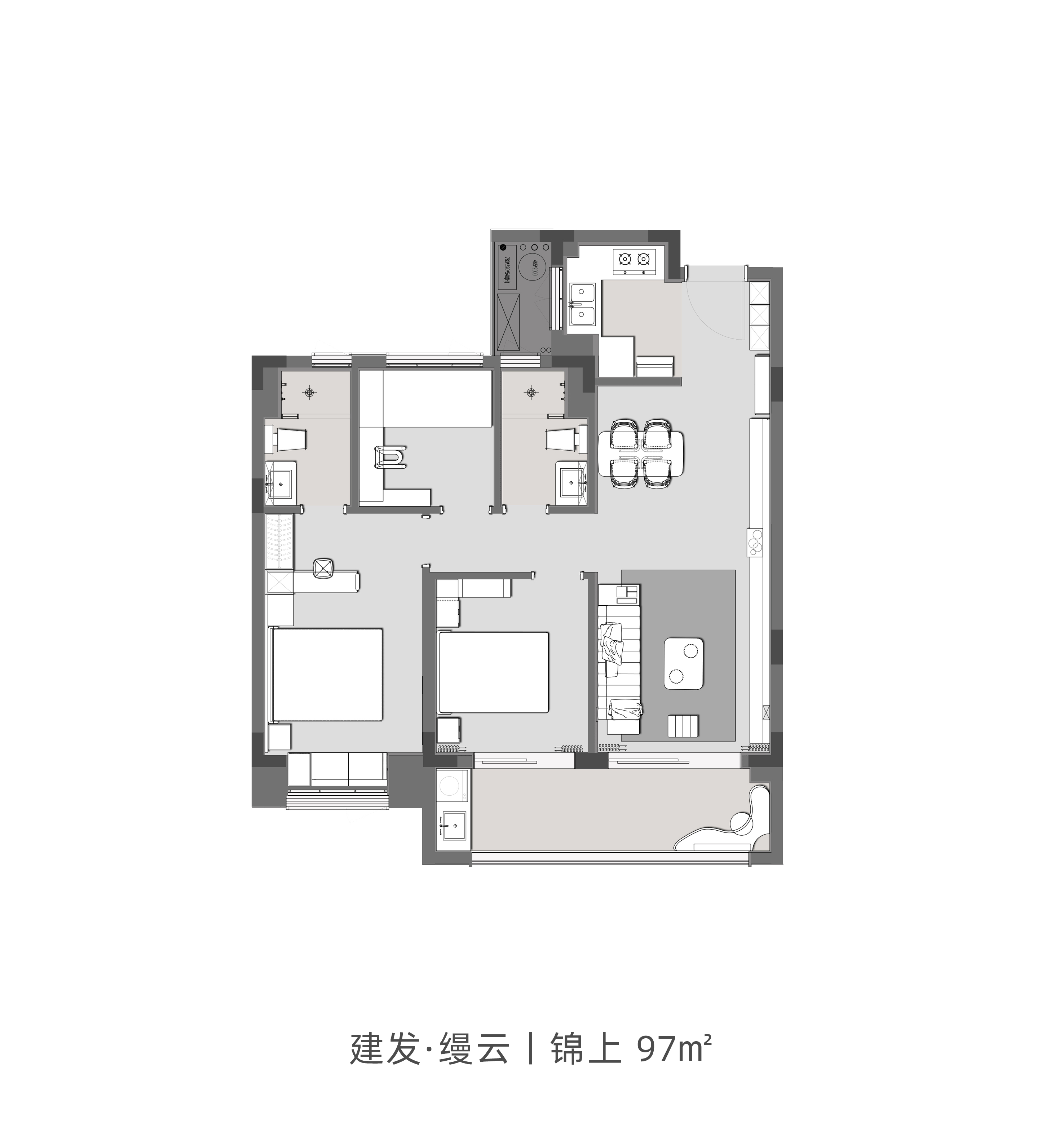 南昌建发·缦云样板房丨中国南昌丨众睦设计-76