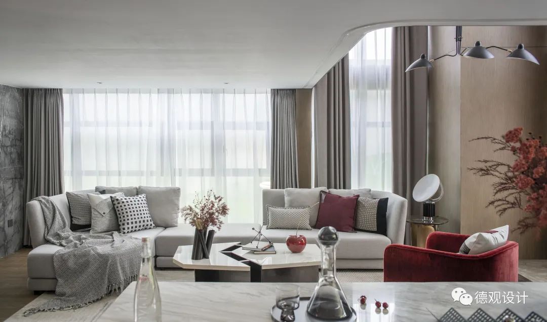 德观艺术空间 · 云邸公寓,如同看了一场复杂又带有些小情绪的电影-20