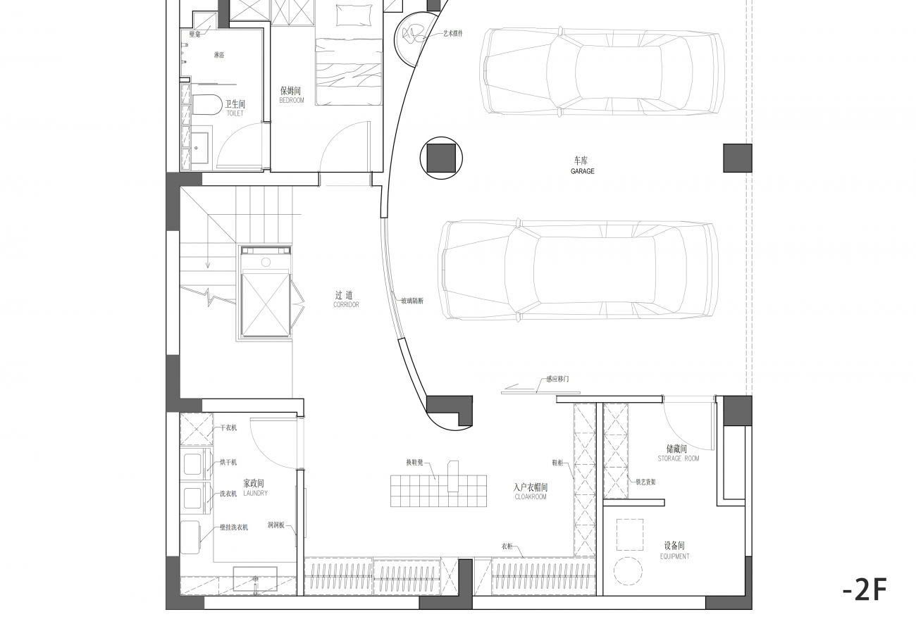 观享际 · 南京越城天地天籁536㎡别墅丨中国南京丨观享际SKH室内设计-187