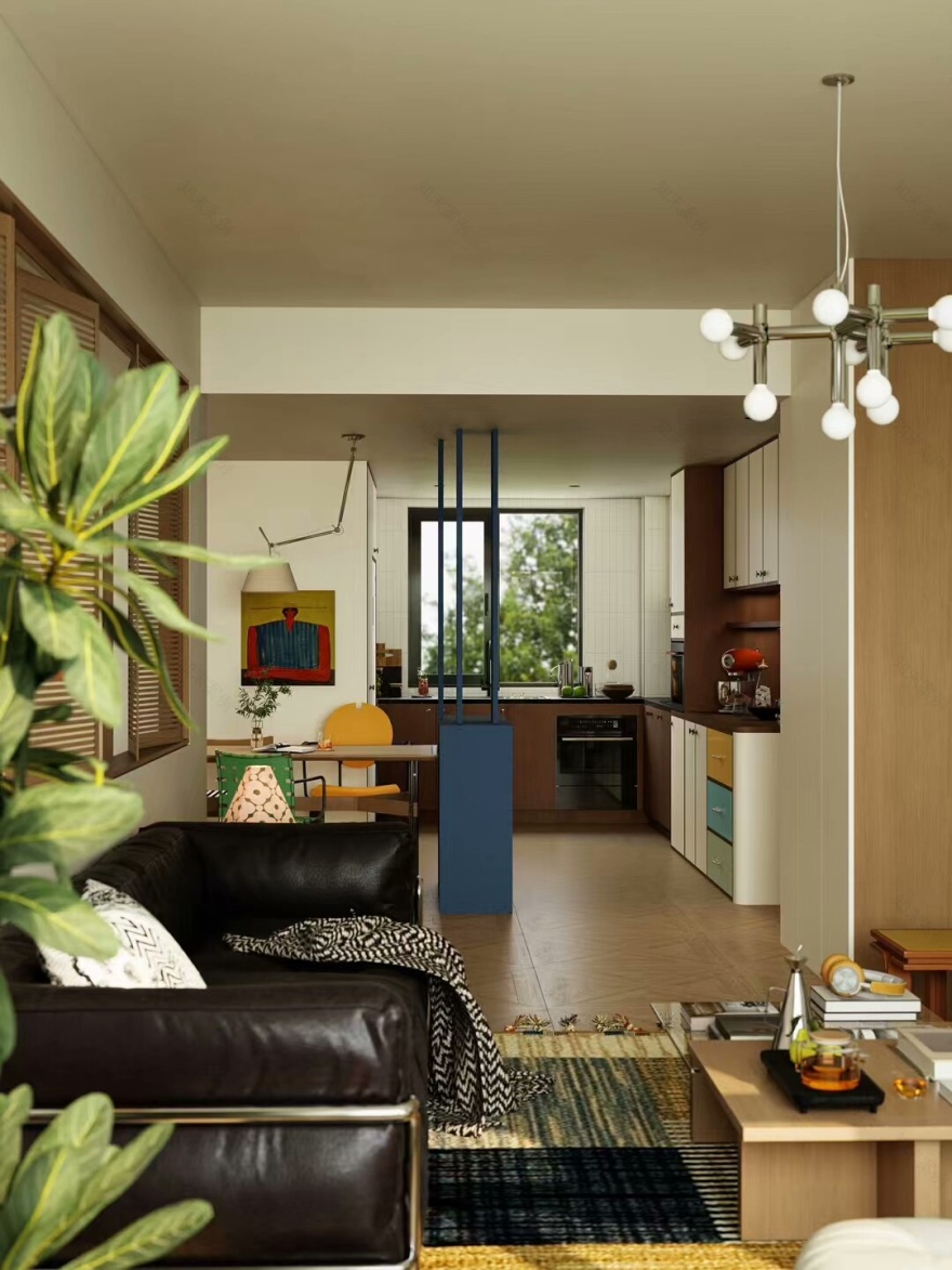 复古混搭风格室内设计-23