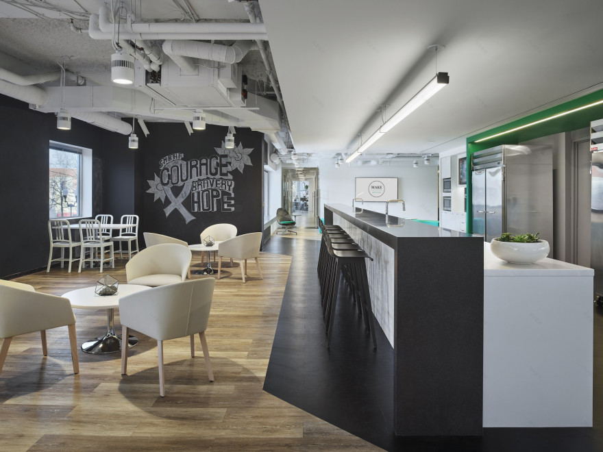 MakeOffices 办公空间 | 木纹 vinyl 地板的创意应用-38