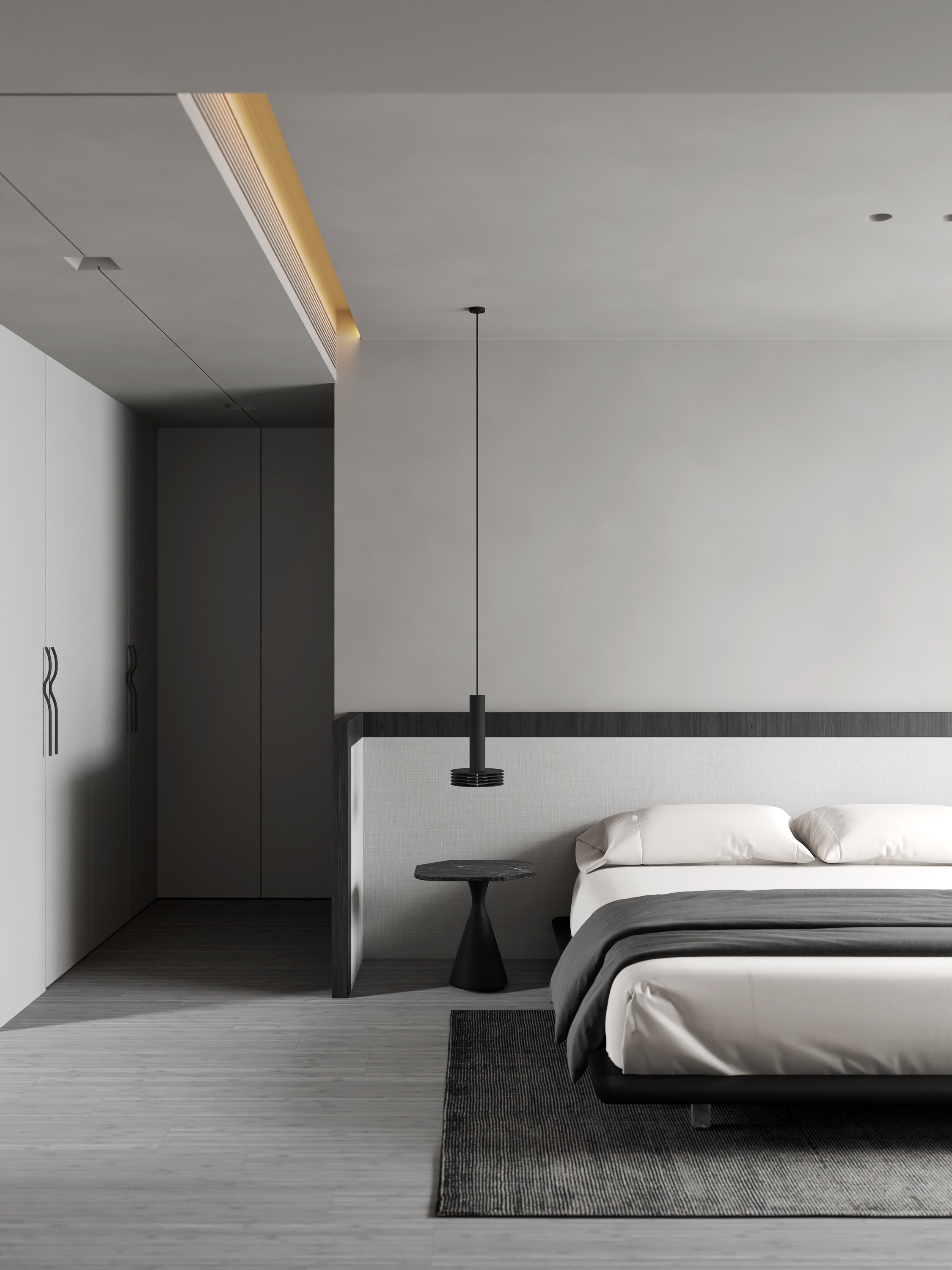 现代暗黑风室内设计-8