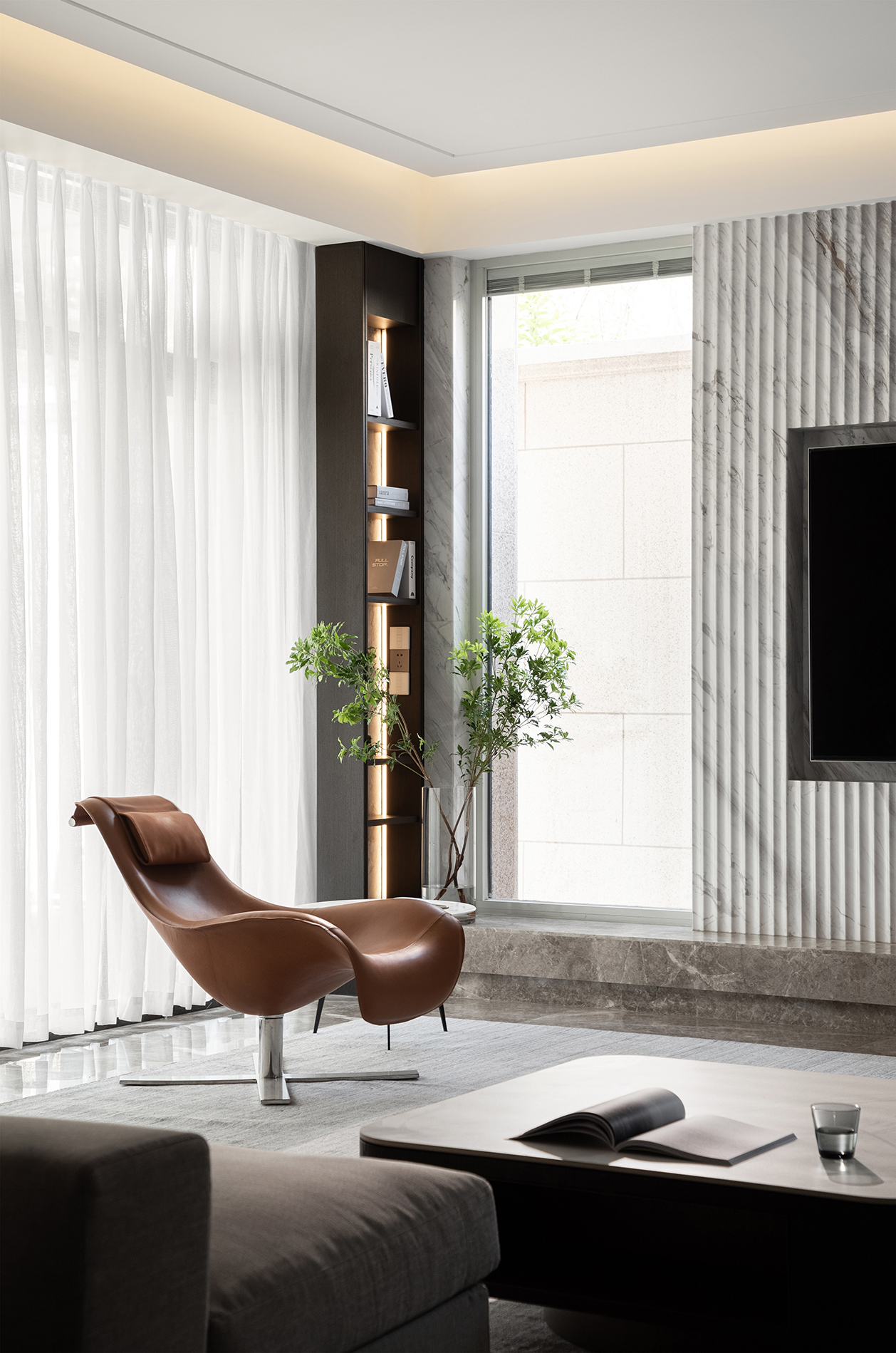 绿城玫瑰园·和光同尘丨中国淄博丨观享际SKH室内设计-15