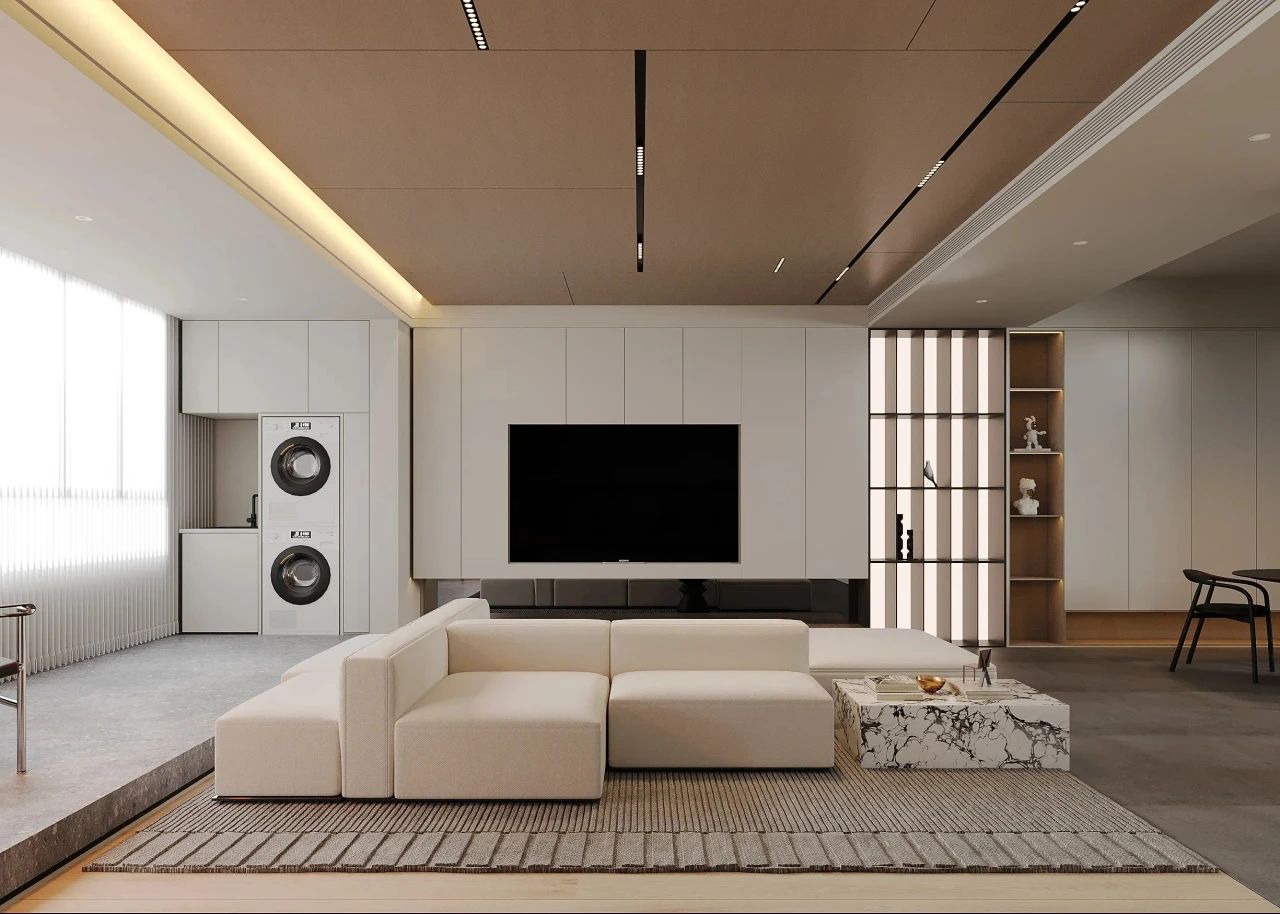 悬浮式电视背景墙设计-29