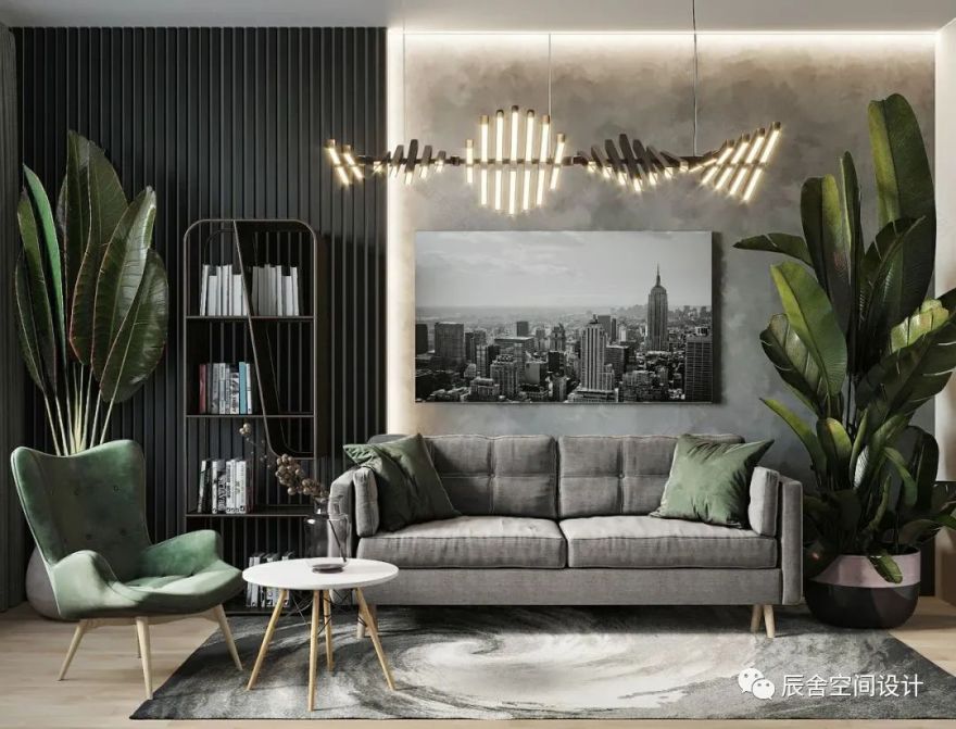 辰舍设计 | 北欧轻奢,艺术生活-11