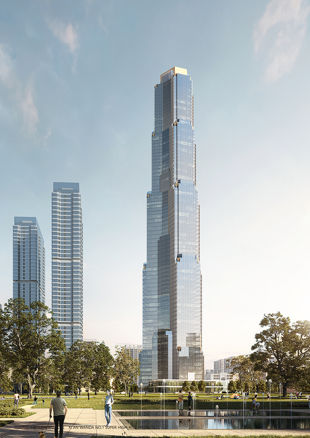 西安万达高新区超高层方案 | 传统与现代的融合-42