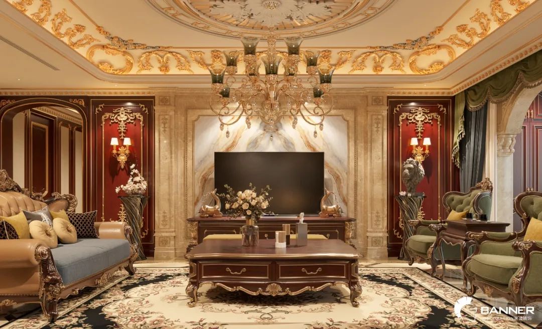 曲江千林郡法式平层设计丨赵振庭-23