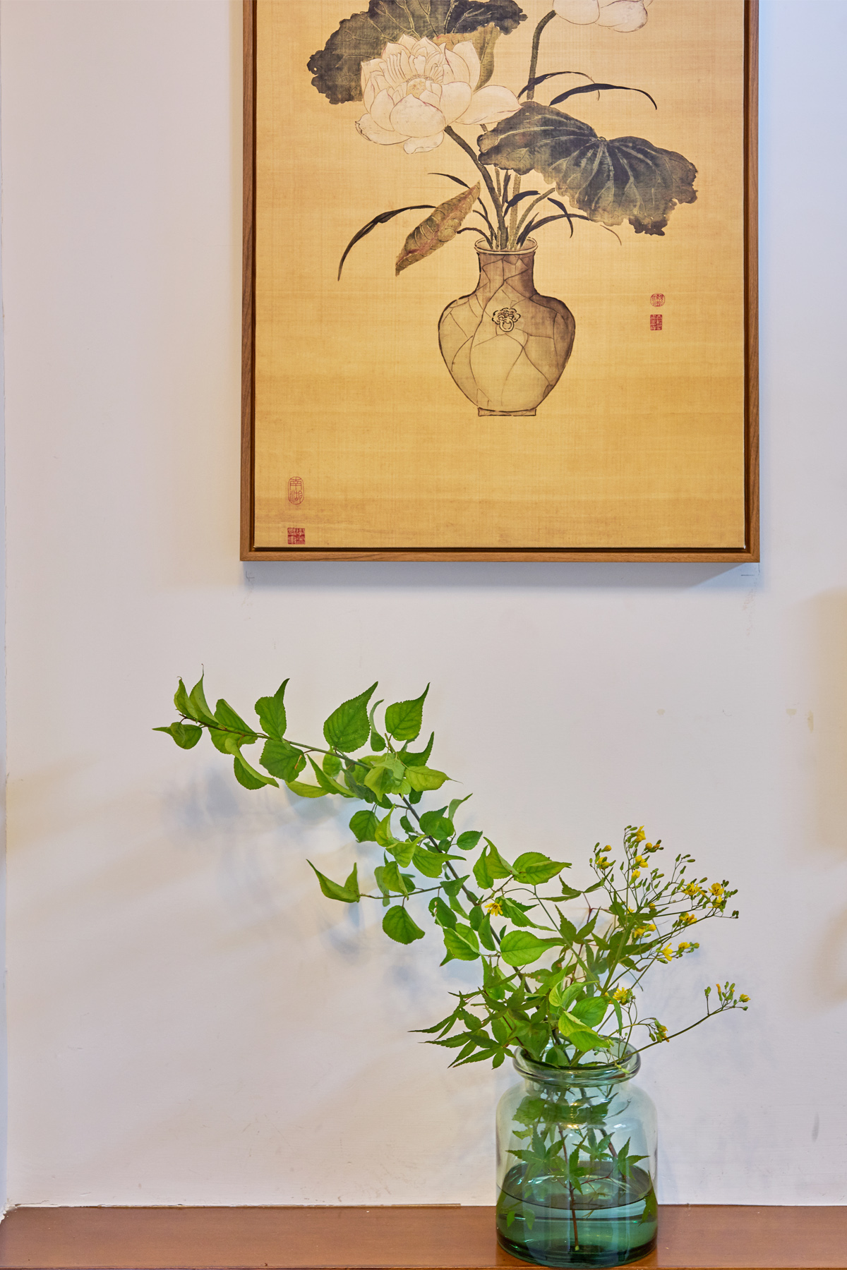 杭州柳浪新苑 70 平混搭风 Loft 软装改造，森系小清新与中国风的完美融合-22