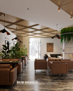 咖啡馆效果图案例