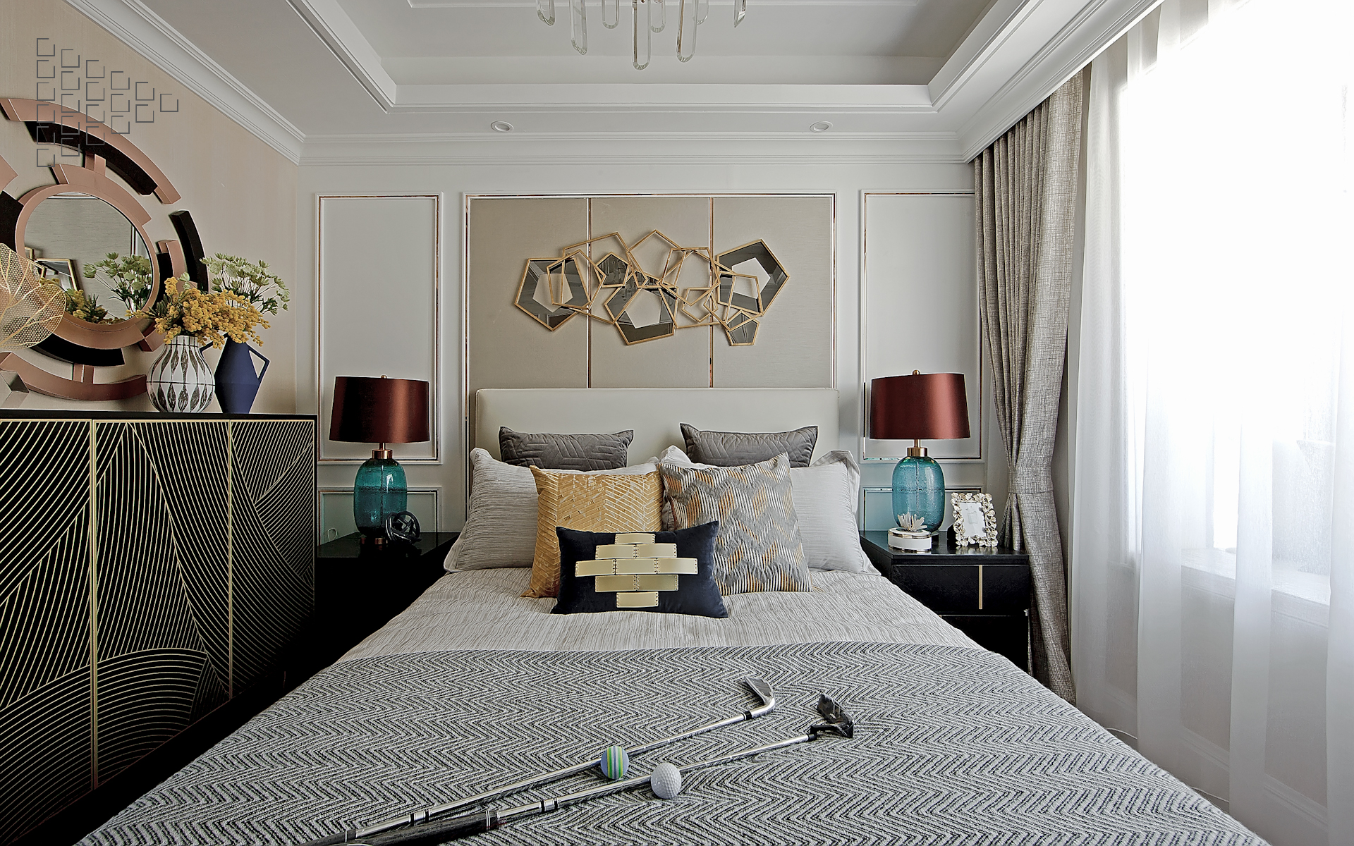 大理轻奢混搭风样板房-16