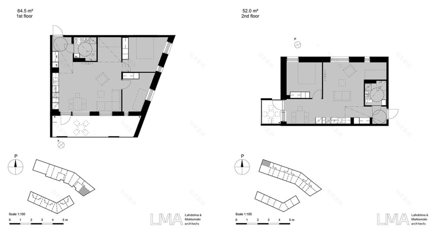 Pyhätunturintie 2 公共住宅建筑丨芬兰赫尔辛基丨Lahdelma & Mahlamäki 事务所-42