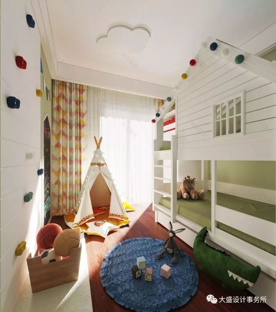 南宁 96㎡孟菲斯风格家居,色彩斑斓的甜蜜空间-111