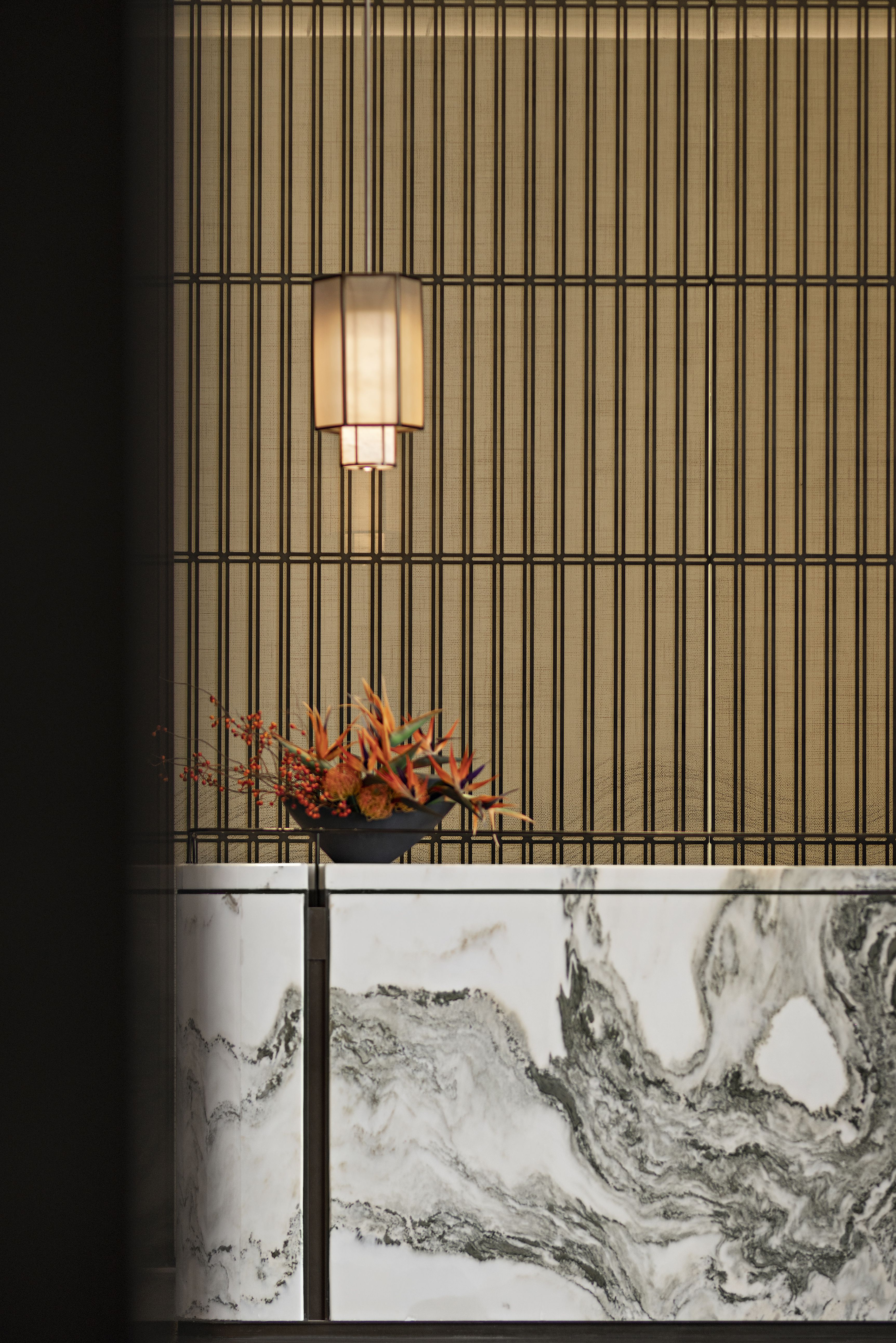 1000㎡中式售楼处丨盘石设计-6