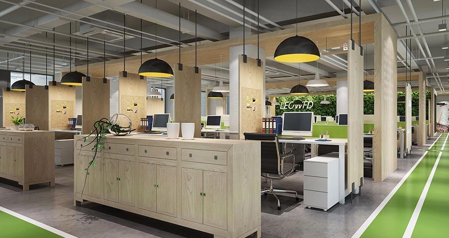 
珠海正顺地产办公室设计施工 -1