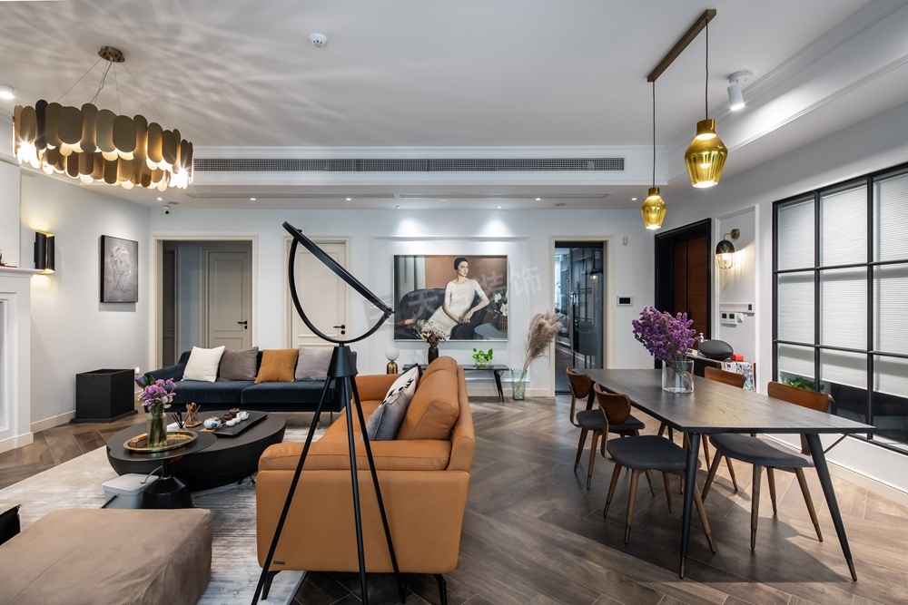 万科御澜道大平层曼哈顿风设计案例-6