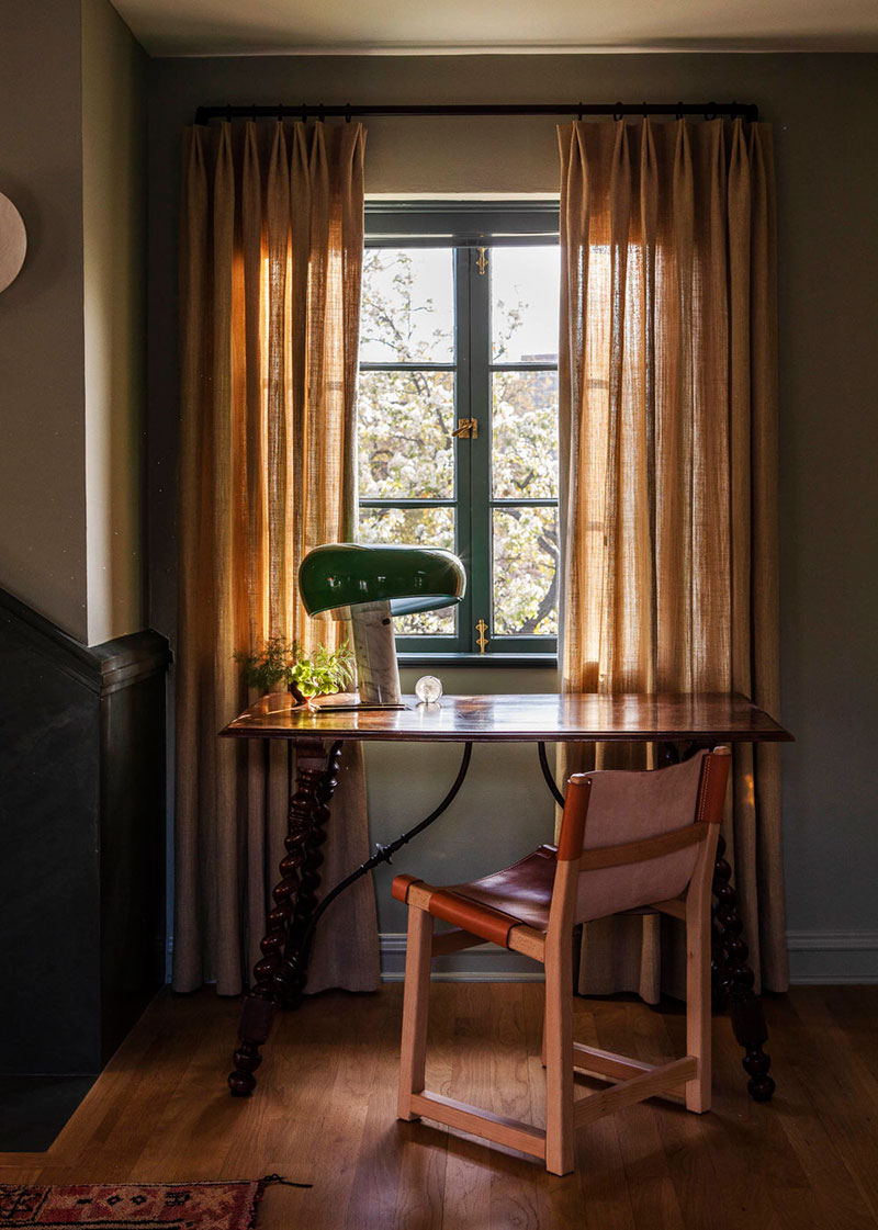 洛杉矶复古风家居设计 | 色彩、印花与艺术品的巧妙融合-24