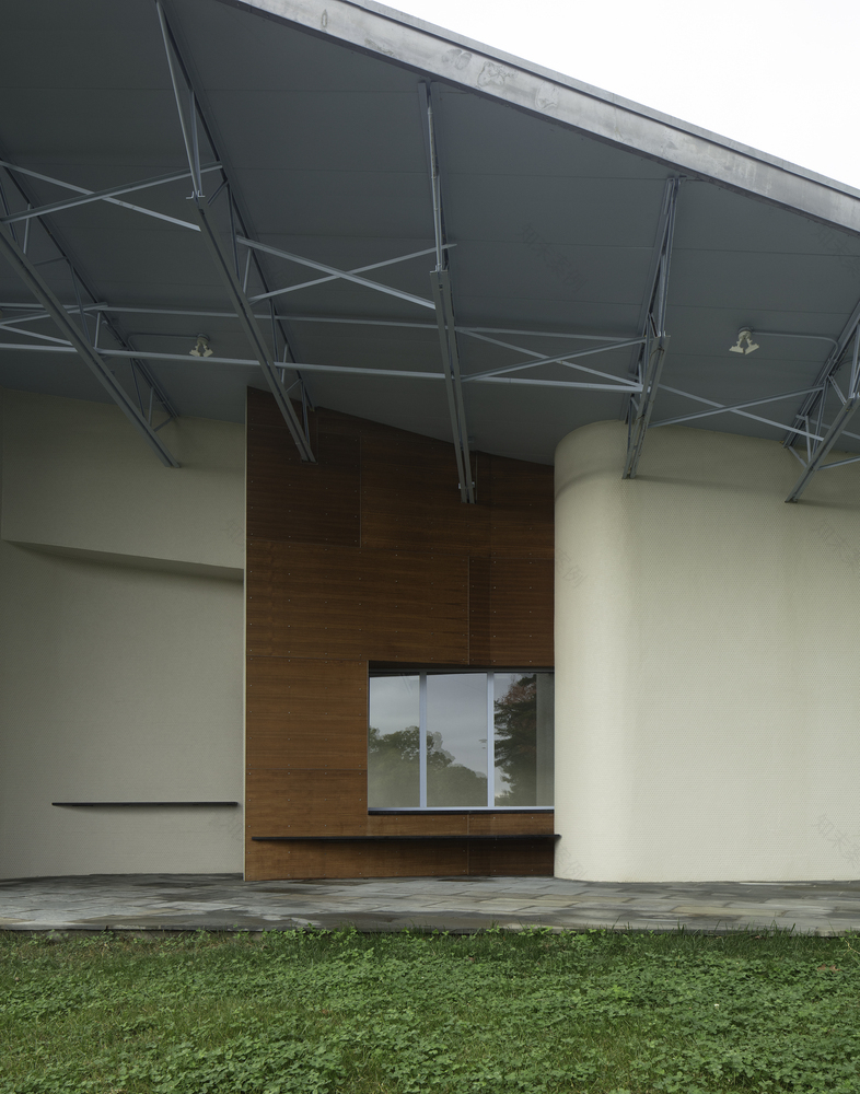 灰白色尼瓦泳池别墅丨美国纽约丨GAuthier Architects-25