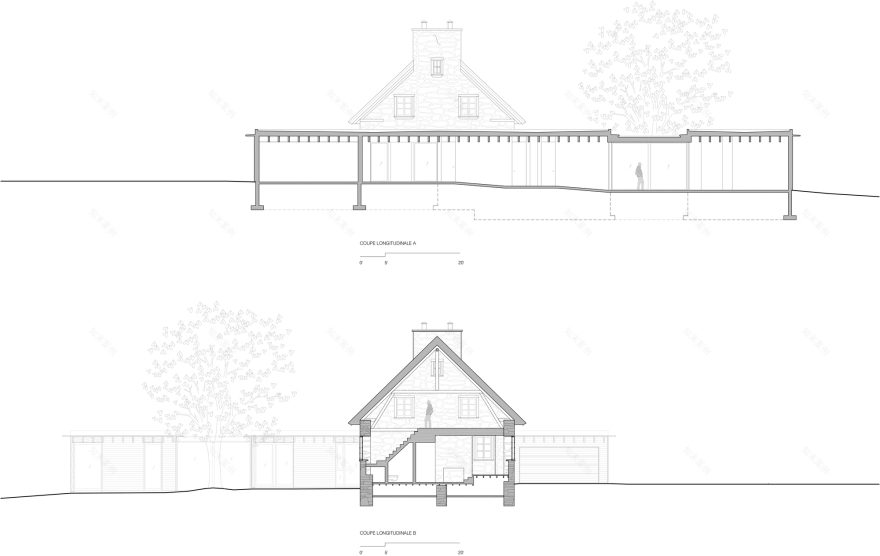 欧贝之家(注:Maison常见作房屋、住宅等意思,Aubé一般作姓氏,这里结合常见表达意译为欧贝之家 ) 丨加拿大丨YH2 Architecture-17