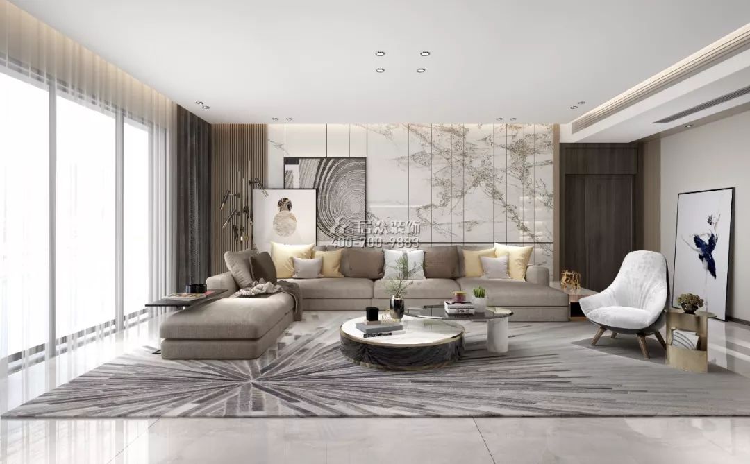 居众案例｜190㎡现代轻奢，给你意想不到的高级感！-11