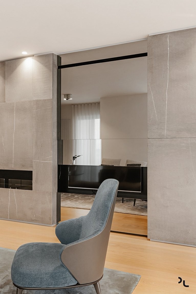 意大利简约大宅的柔和色调空间美学-3