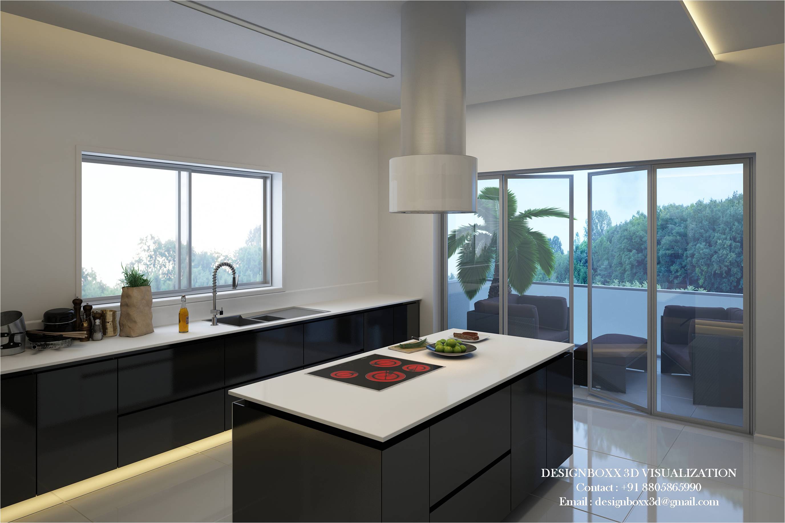 女儿卧室和现代厨房丨Rahul Gharat-4