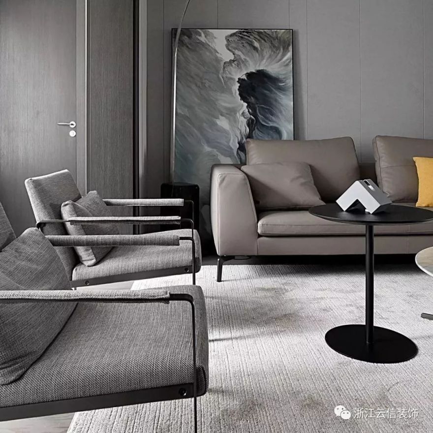 极简黑白灰,打造温馨高级住宅-56