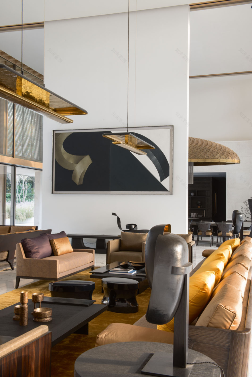 新德里结合现代艺术和法式风情的简约住宅 (Liaigre)Frauke Meyer 设计-18