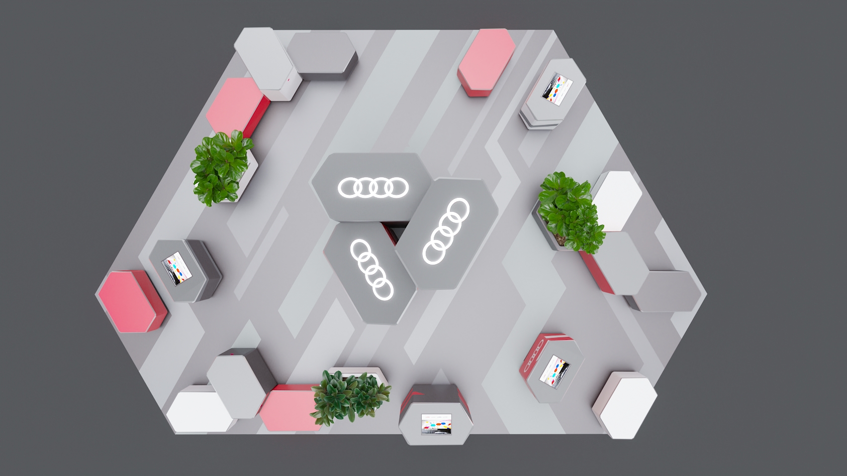 奥迪休息区概念丨俄罗斯莫斯科丨3D MDSDSGN-16