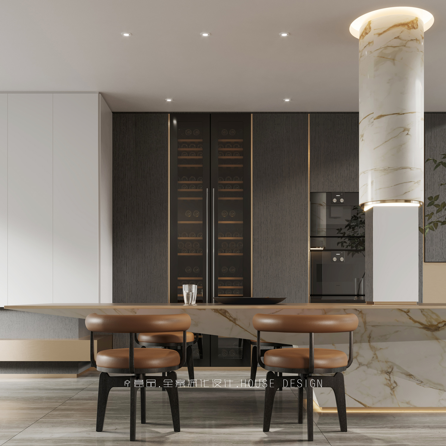 武汉意品设计 · 写实意境 · 现代客餐厅-27
