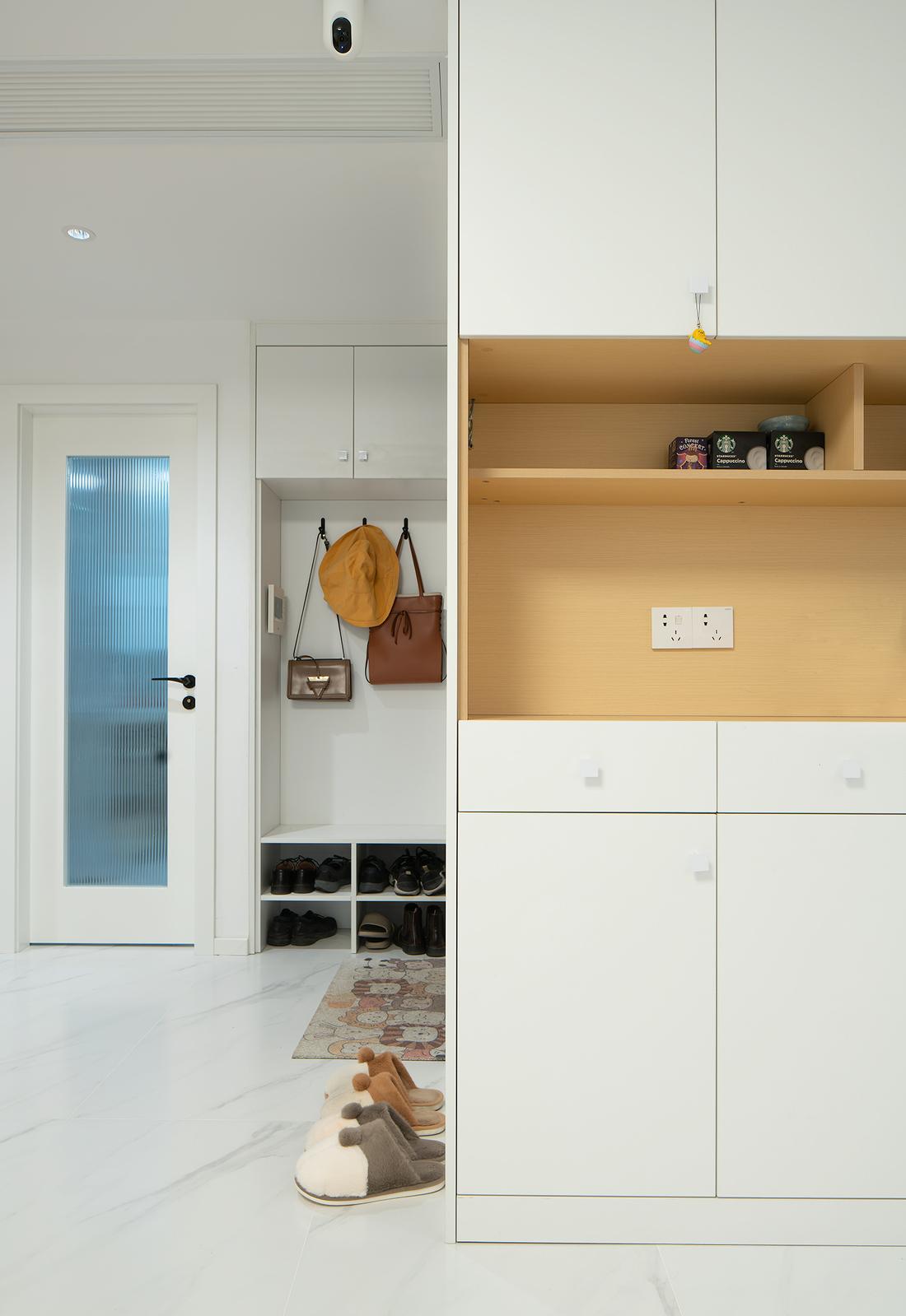 日式原木风超强收纳 140m²婚房设计-12