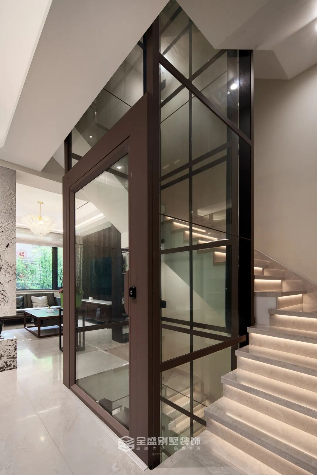 360㎡现代风|市心府：木中藏雅，无序藏奢-34