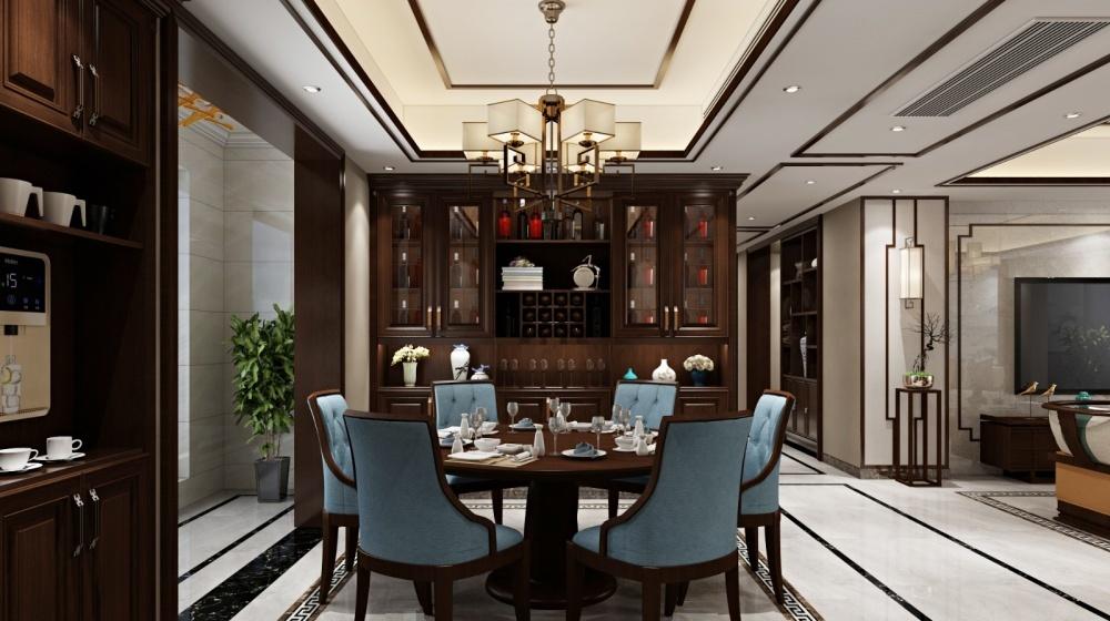 吉首溶江小区新中式全案整装设计-2