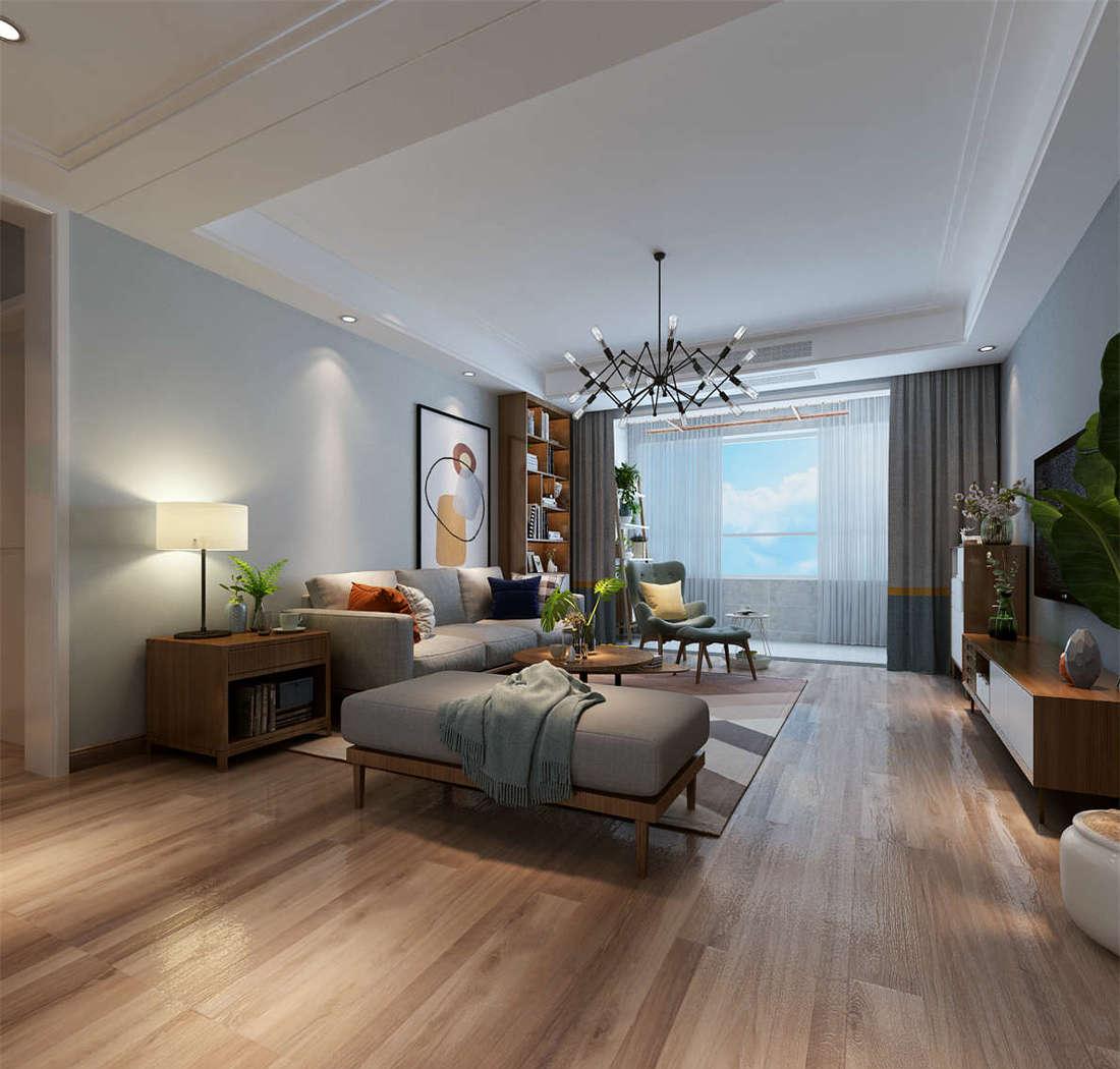 济南龙湖春江郦城北欧风格家居设计-0