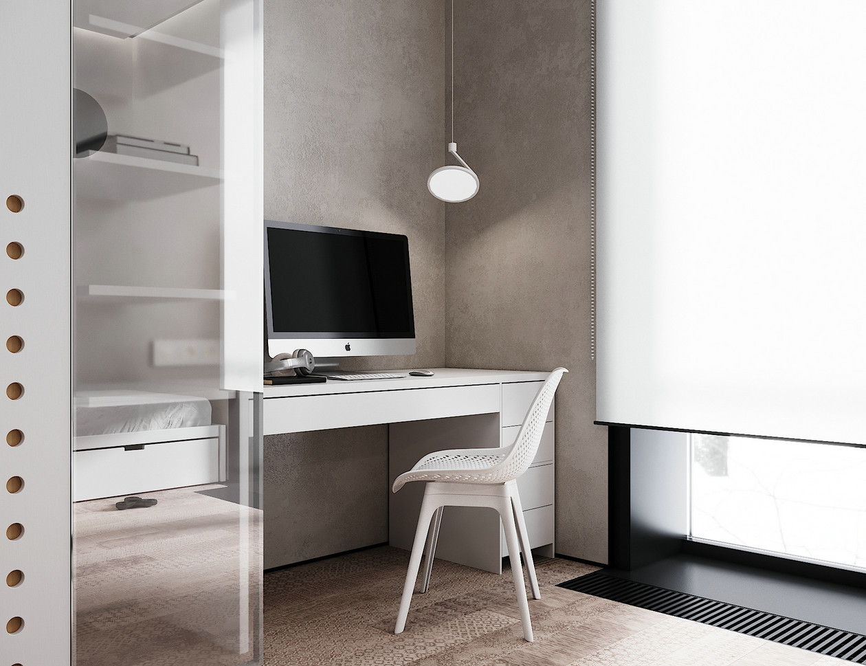 中性色系空间设计-23